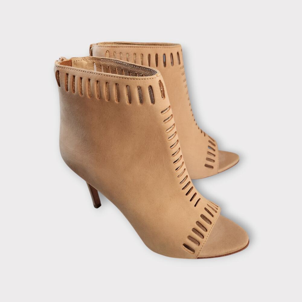Loeffler Randall Tan Heeled Booties